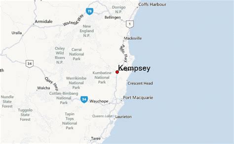 whereis nsw|map of kempsey area.